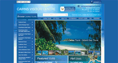 Desktop Screenshot of cairnsvisitorcentre.com