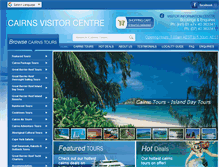 Tablet Screenshot of cairnsvisitorcentre.com